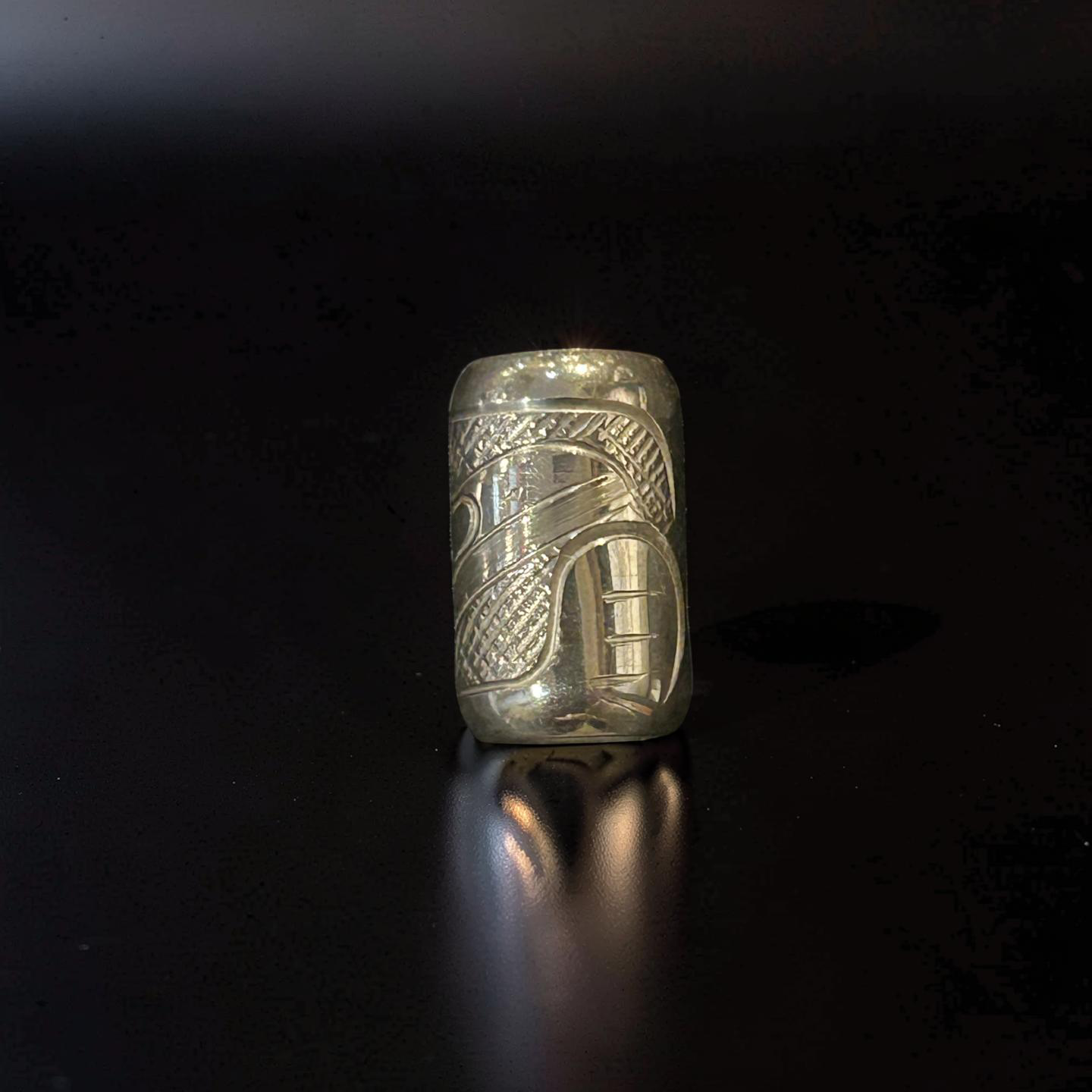Large Raven spirit bead