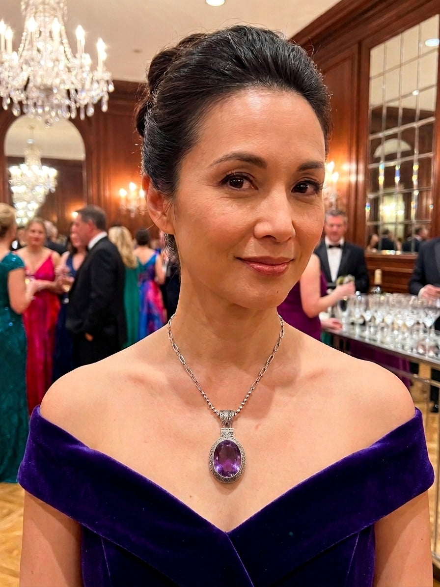 Imperial Twilight Amethyst Pendant