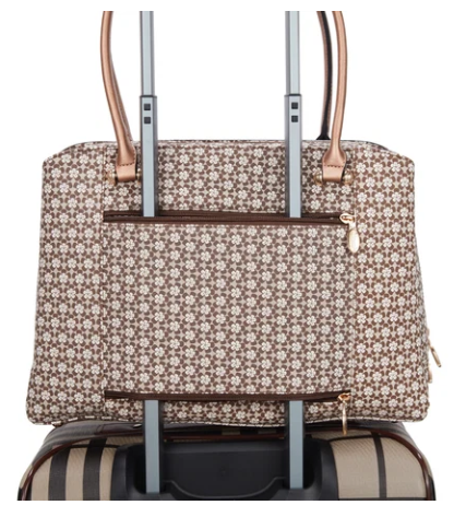 Brangio Floral Pattern Travel Handbag