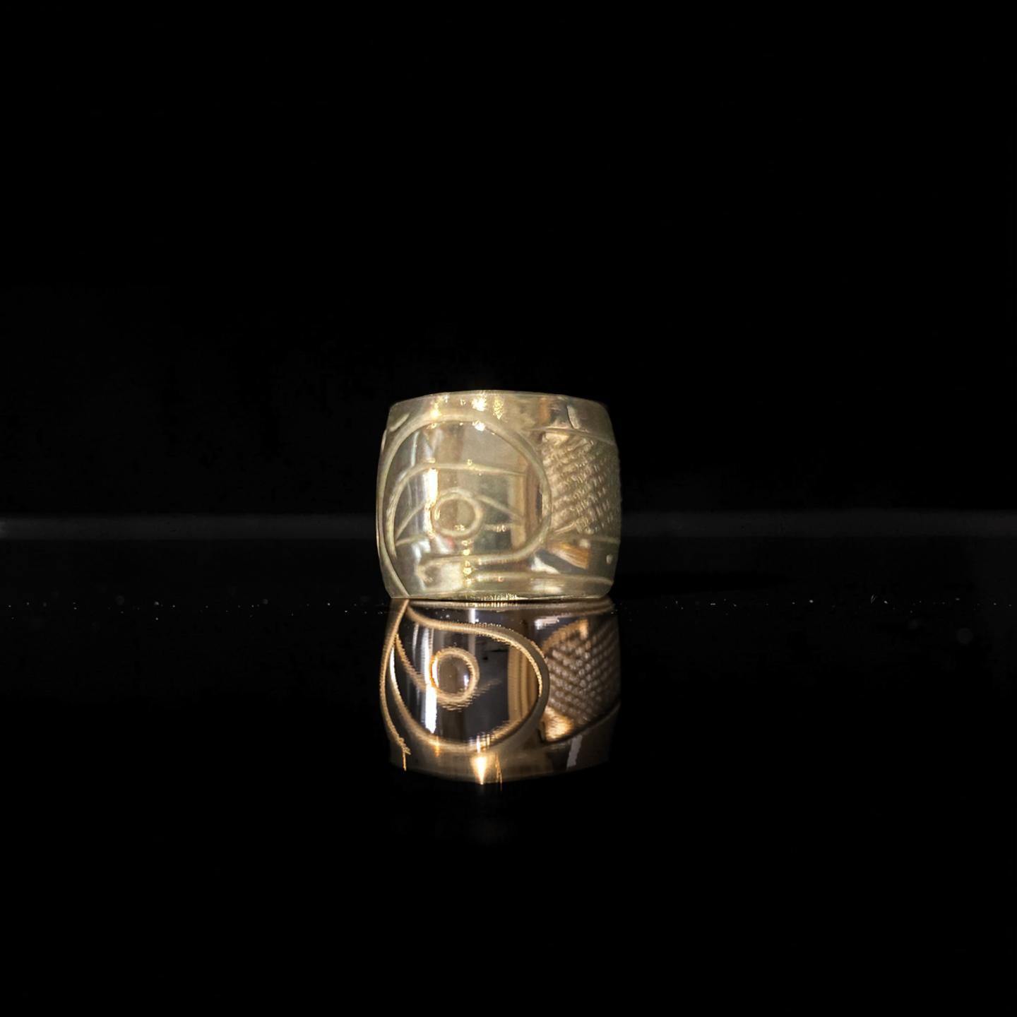 Medium Raven spirit bead