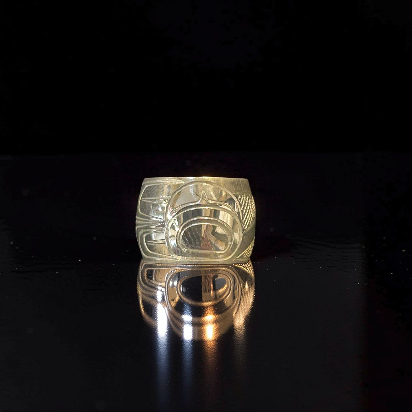 Medium Swan spirit bead