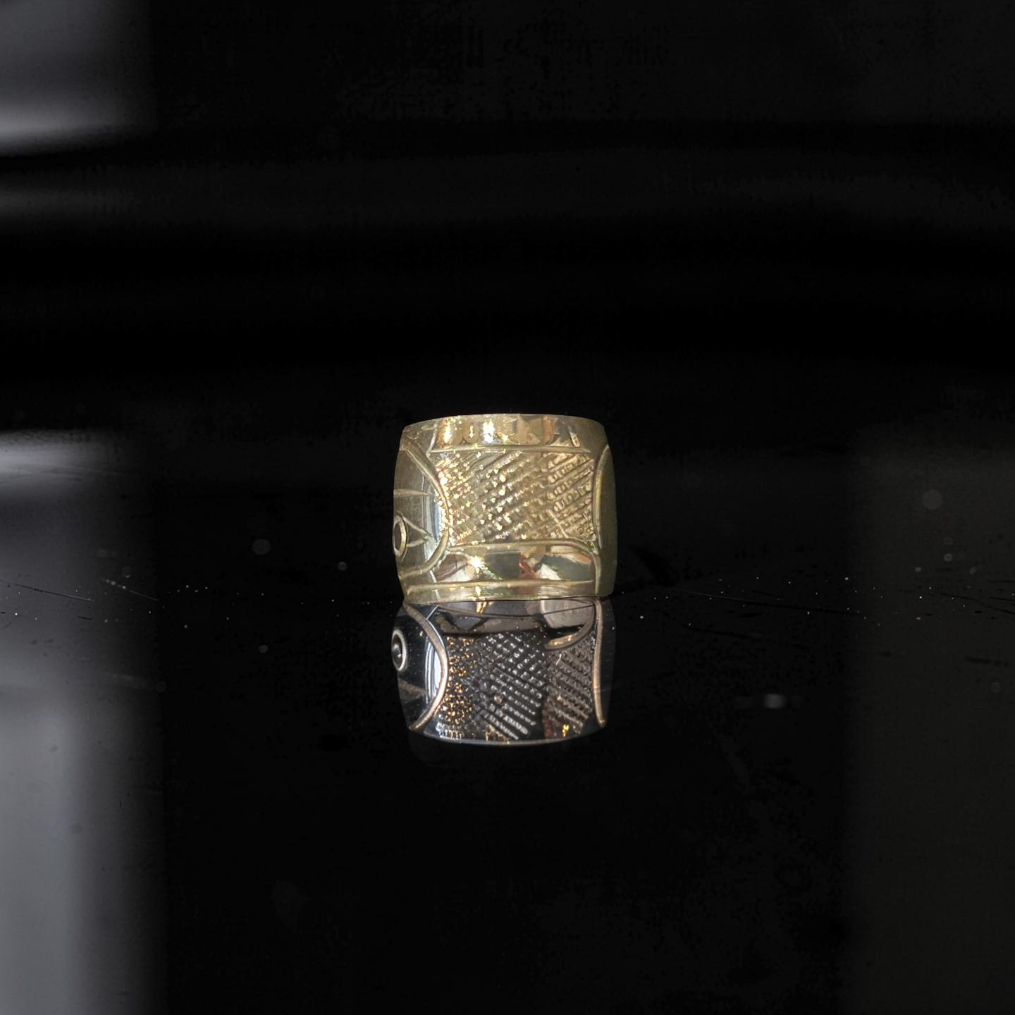 Medium Raven spirit bead