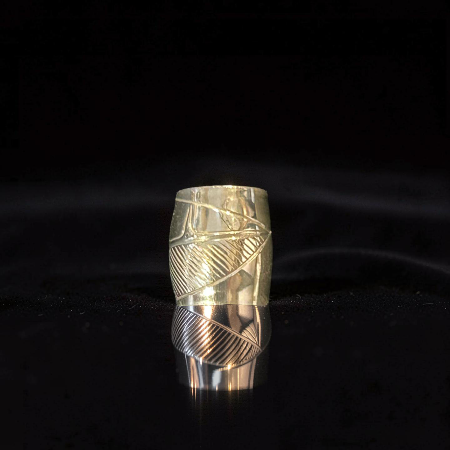 Small Feather spirit bead