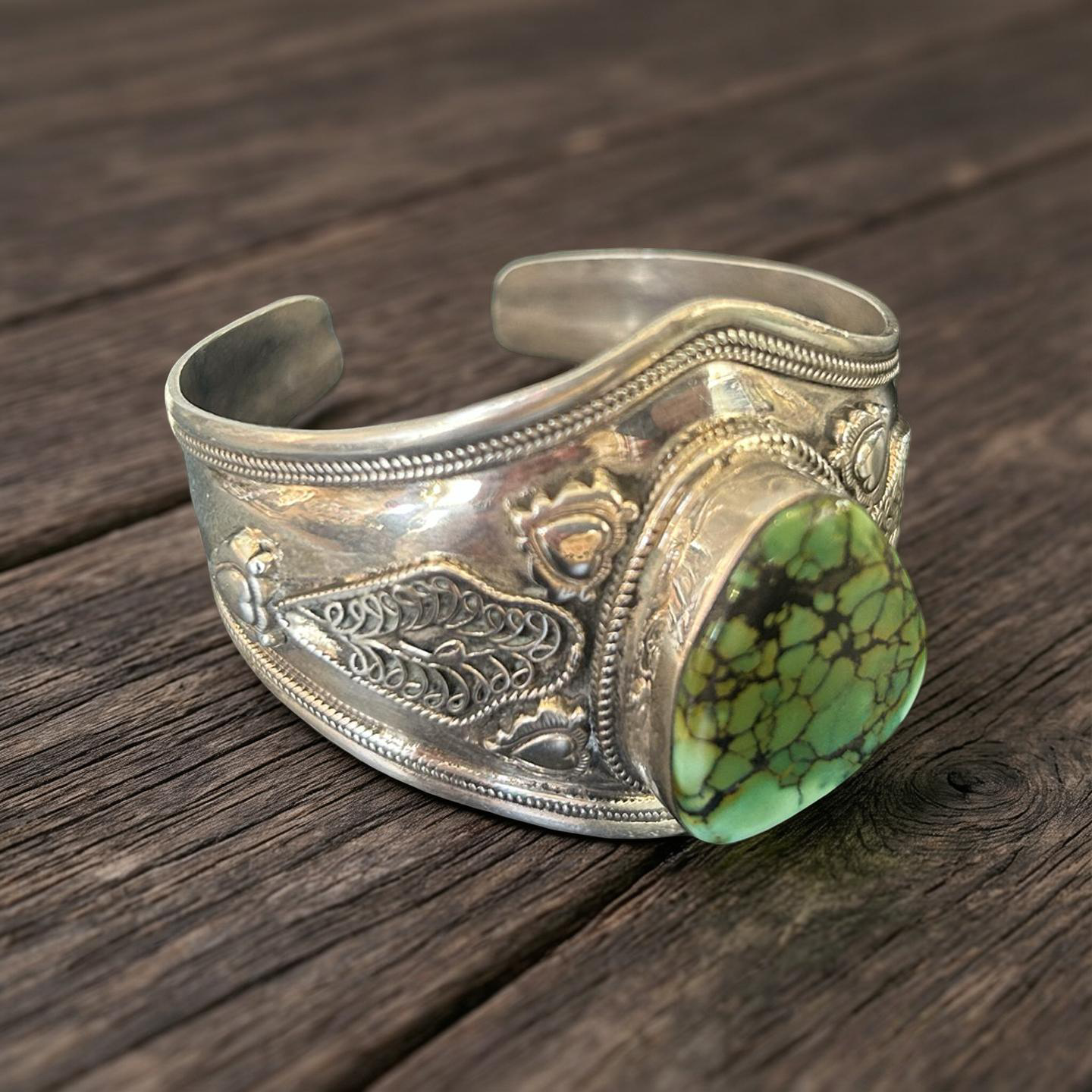 Green Turquoise Cuff