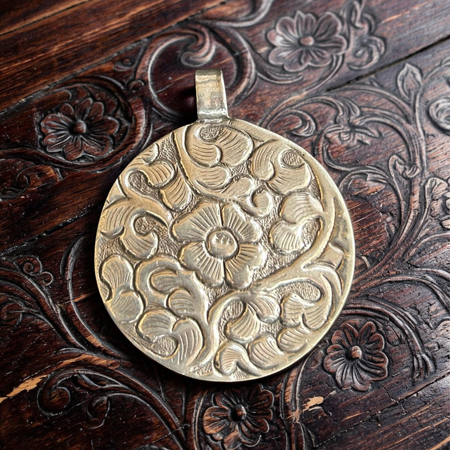 Traditional Nepalese Turquoise Pendant