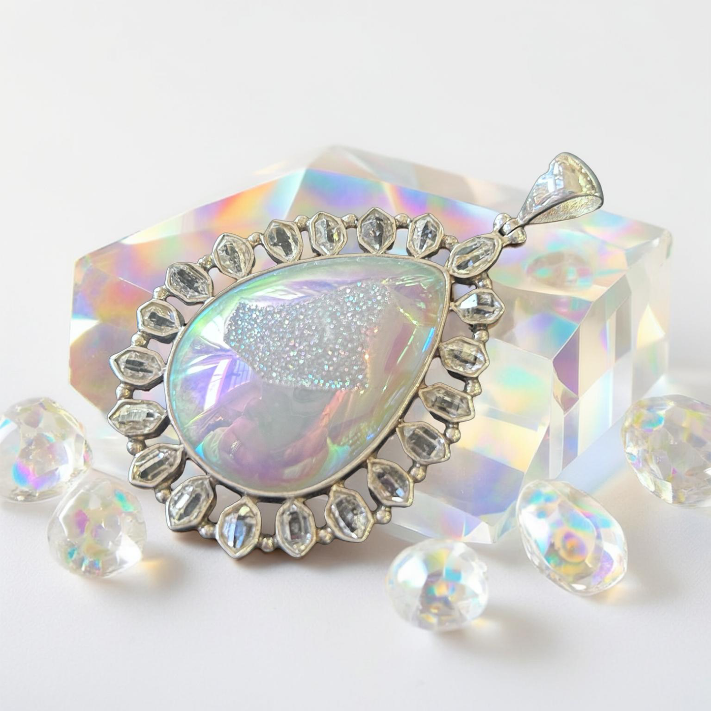 Window Drusy Pendant