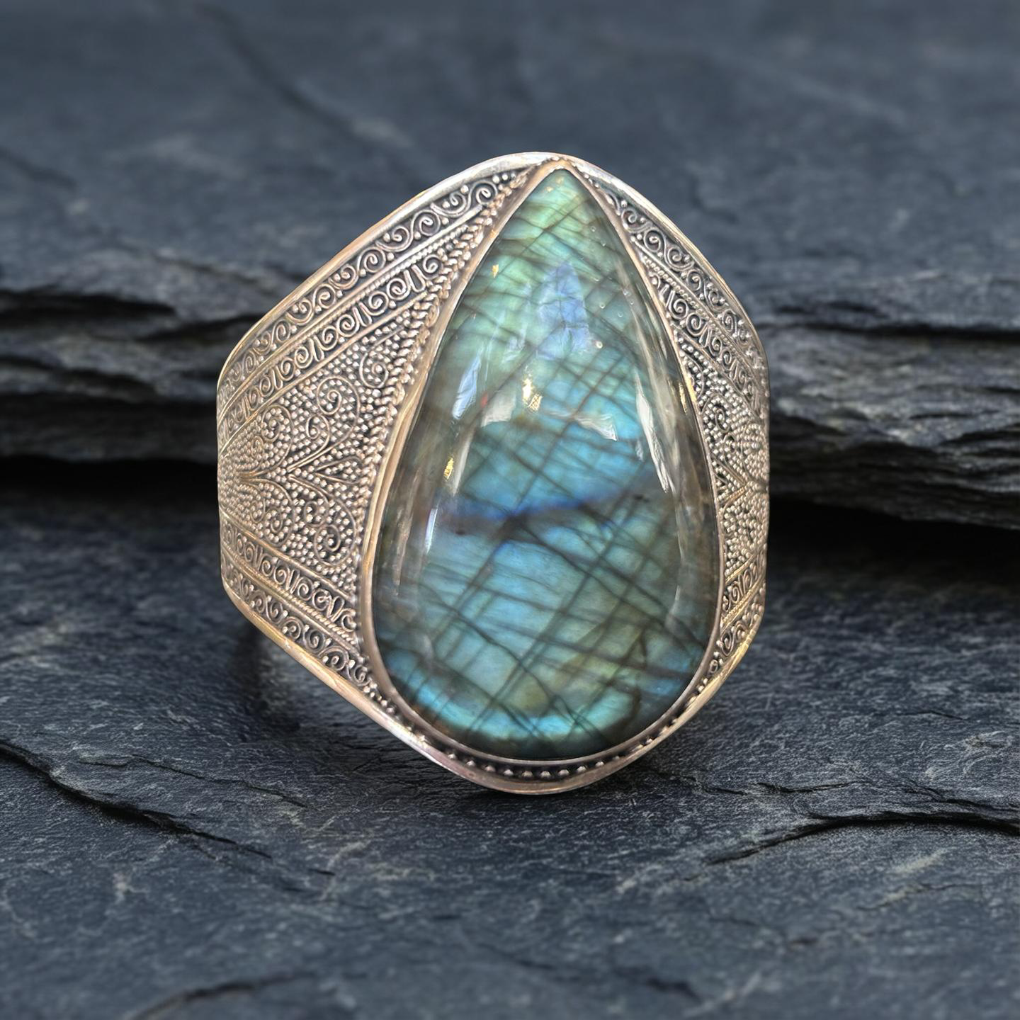 Statement Labradorite Cuff