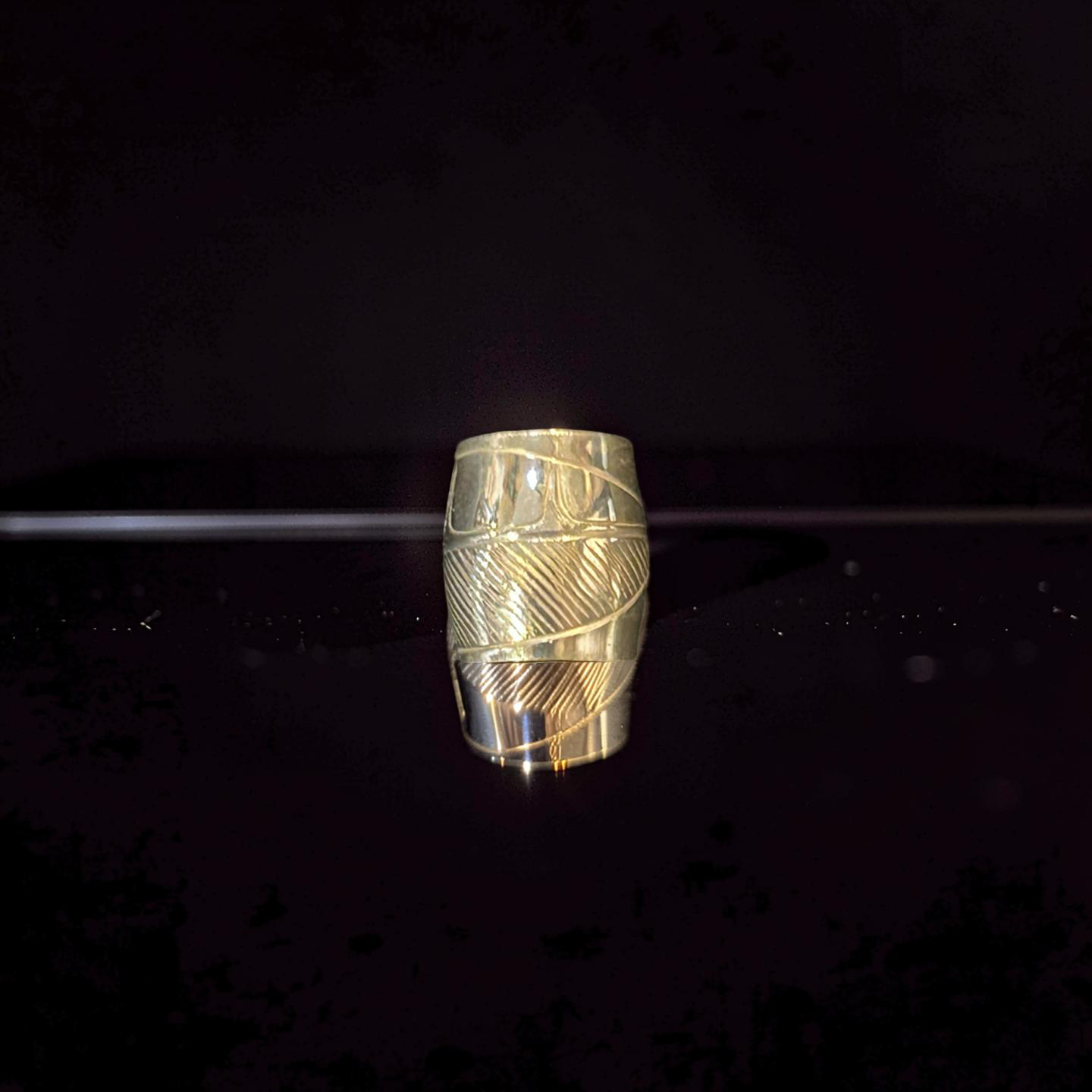 Small Feather spirit bead