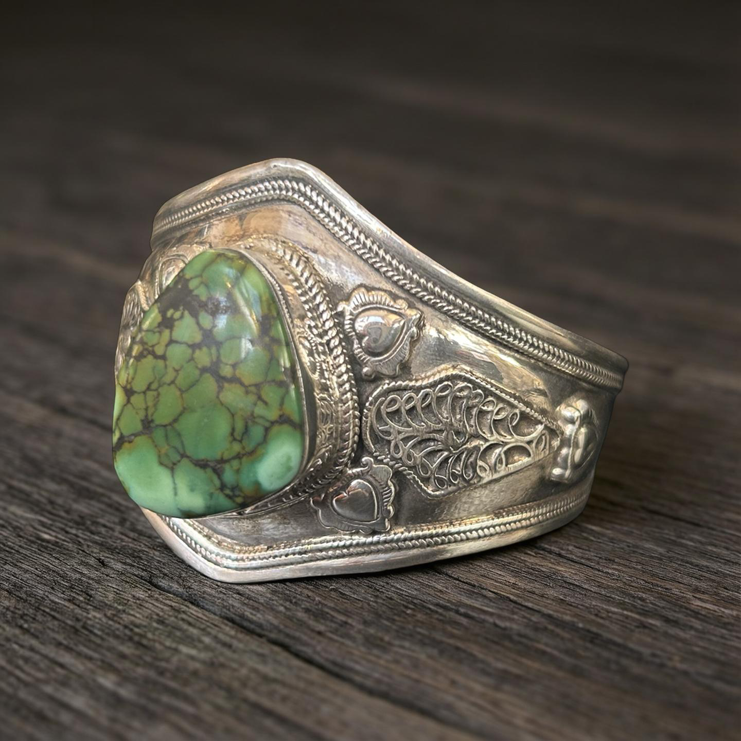 Green Turquoise Cuff