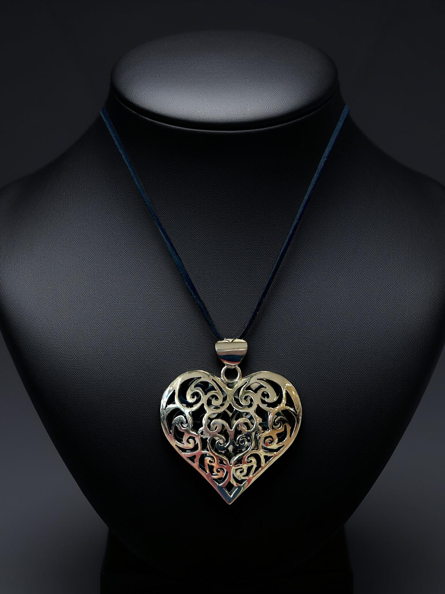 Puff Heart Necklace