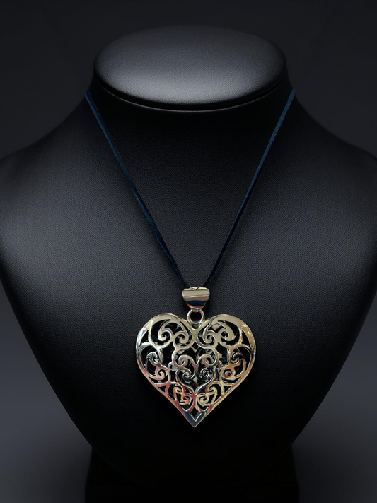 Puff Heart Necklace
