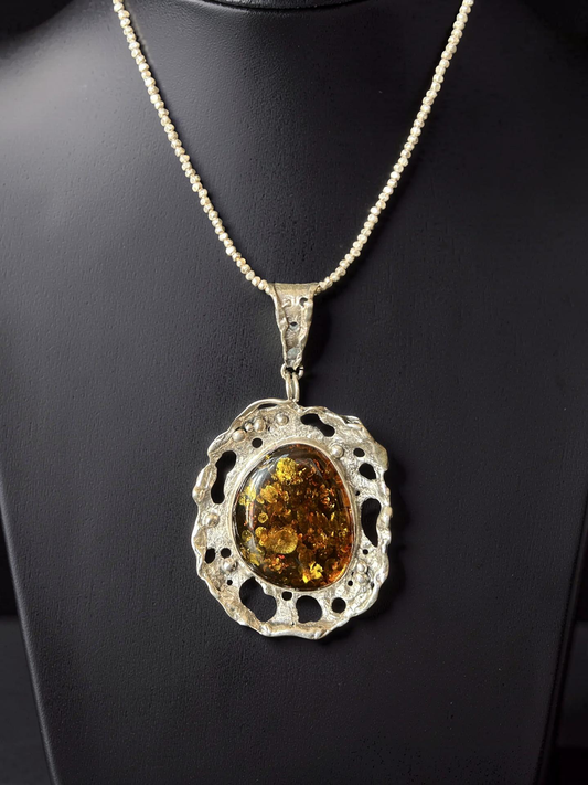 Baltic Honey Amber Pendant