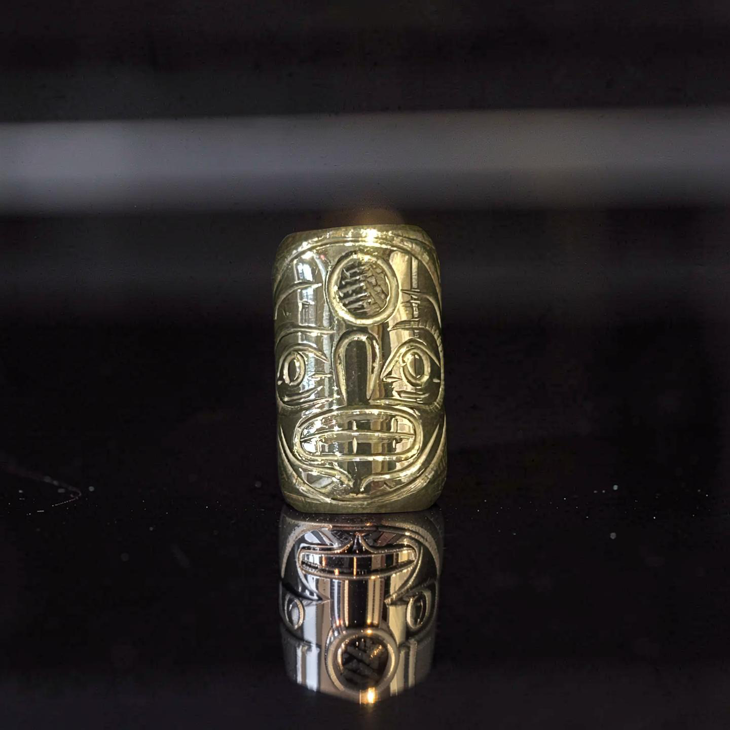 Large Moon spirit bead