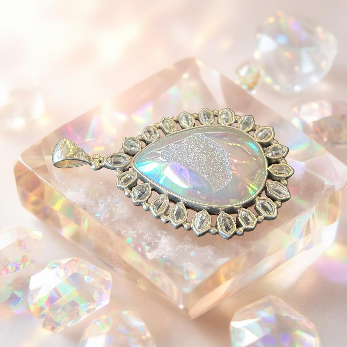 Window Drusy Pendant