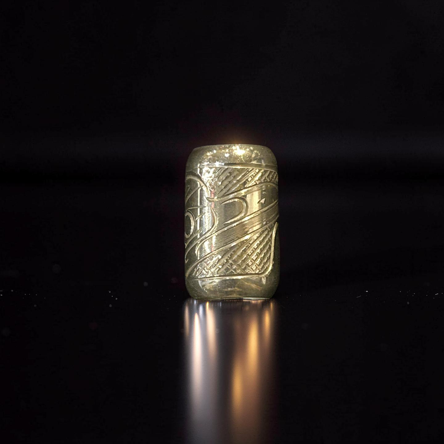 Large Raven spirit bead