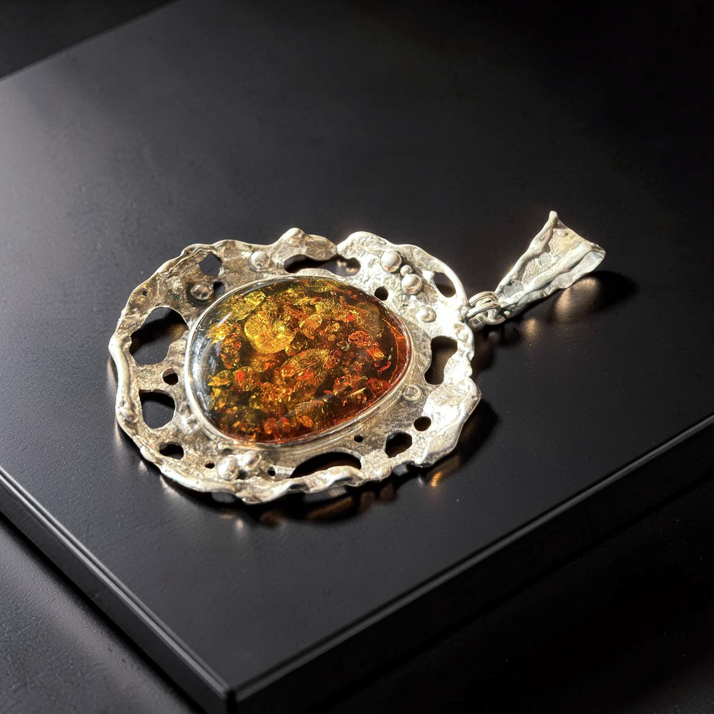 Baltic Honey Amber Pendant