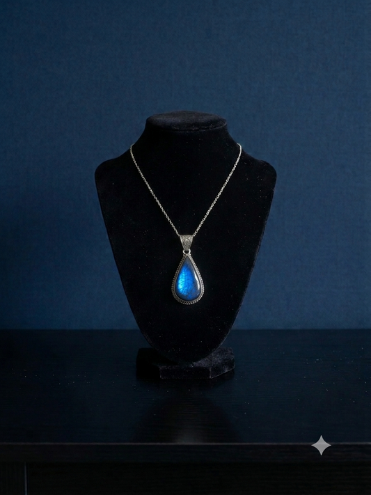 Labradorite Teardrop Pendant