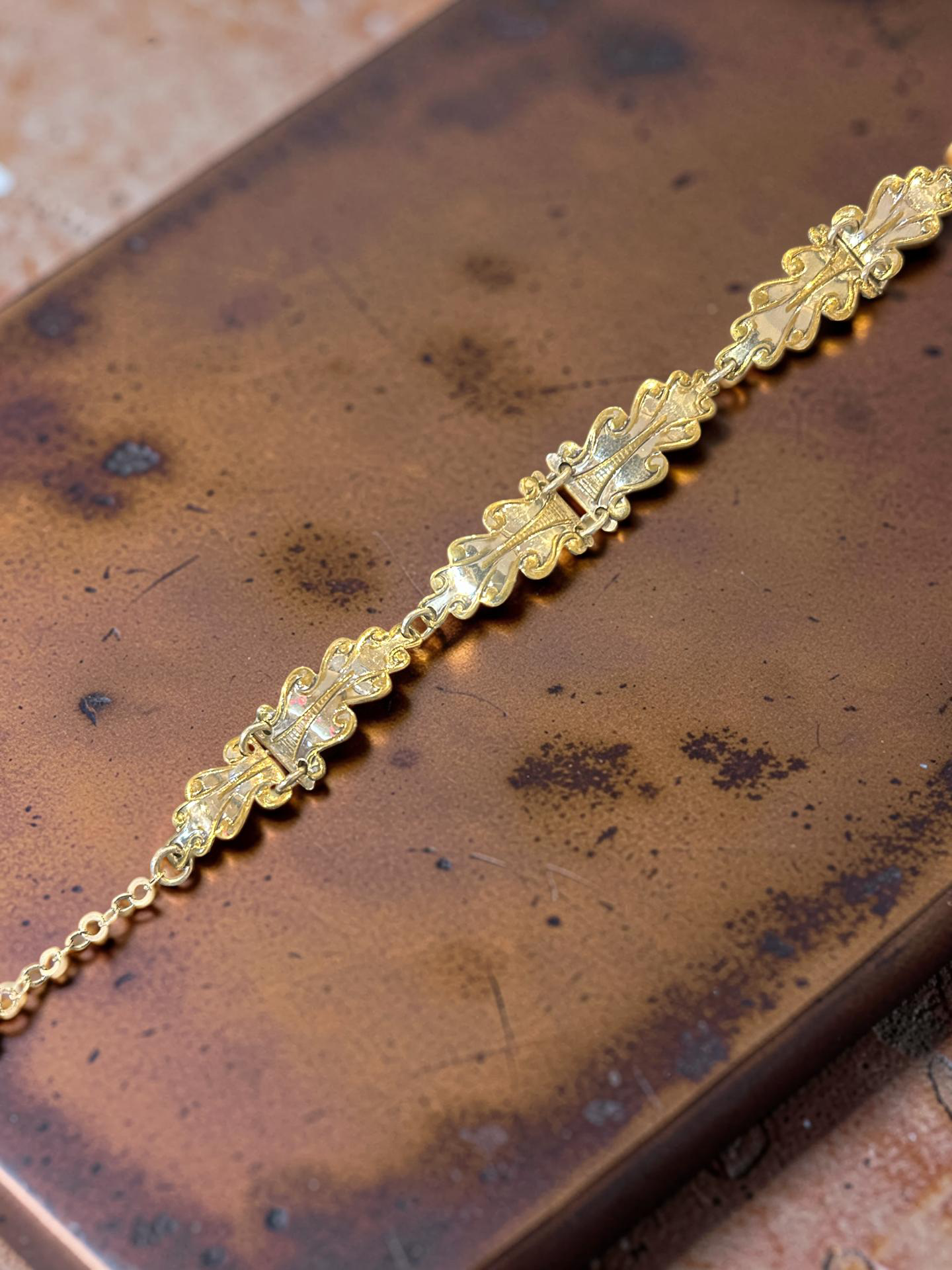 Lynda Carr-Antique Silver and Brass Bracelet