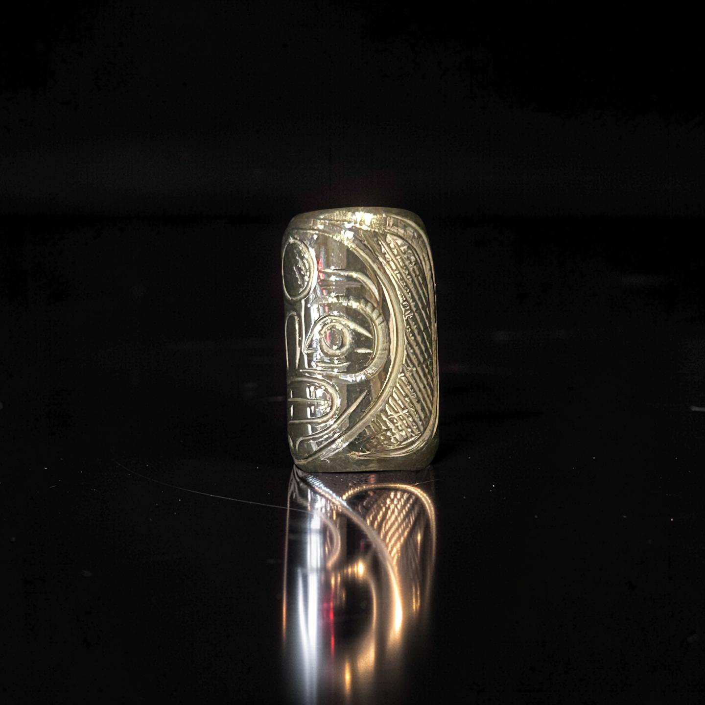 Large Moon spirit bead