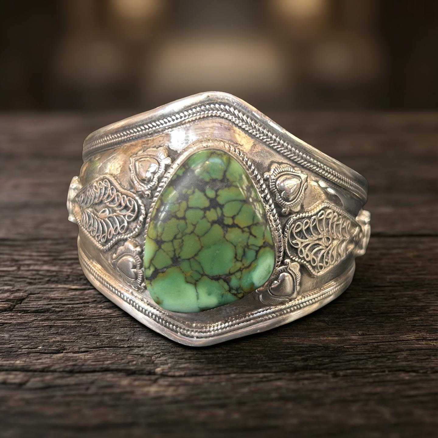 Green Turquoise Cuff