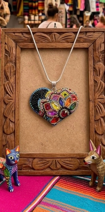 Mandala Heart Pendant