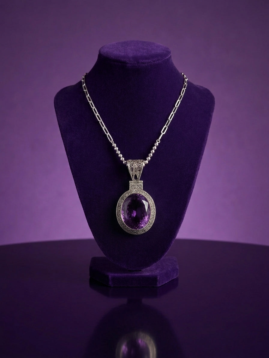 Imperial Twilight Amethyst Pendant