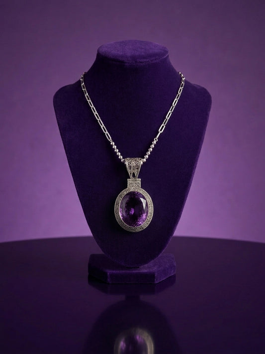 Imperial Twilight Amethyst Pendant