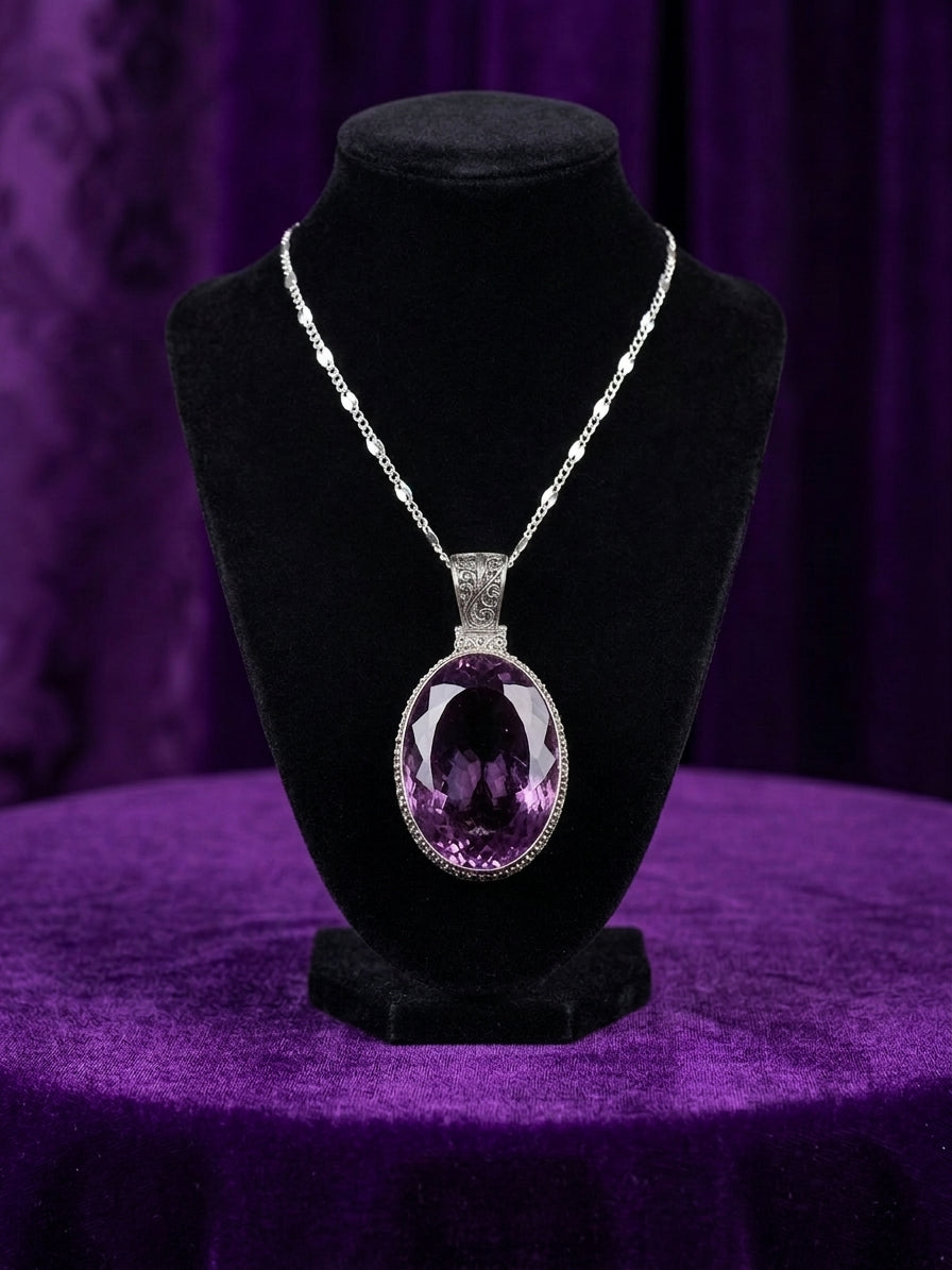 Empress's Secret - Amethyst Pendant