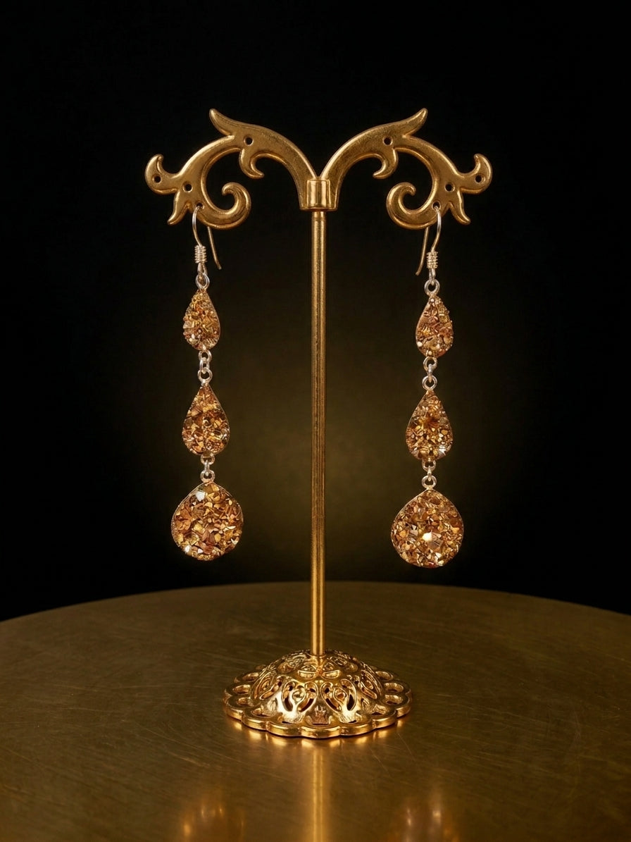 Gold Droplet Dangles