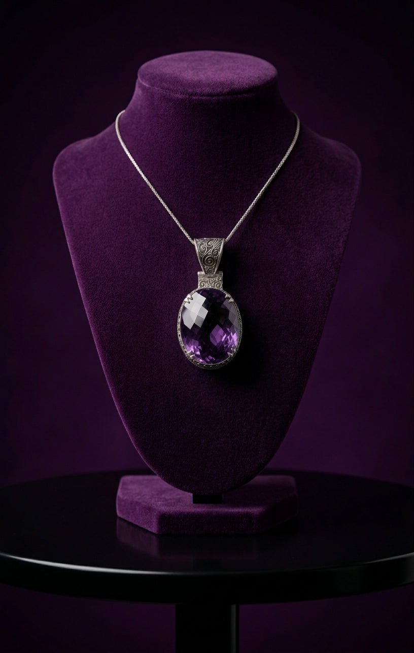 Crown Jewel - Amethyst Pendant