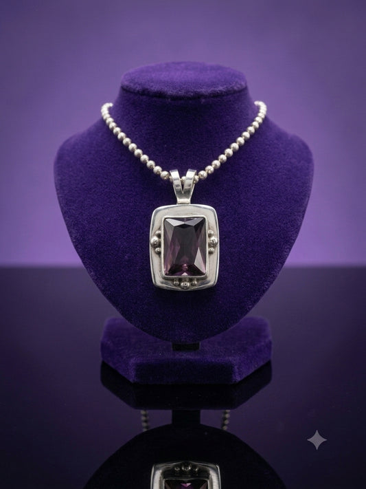 Purple Passion - Purple Austrian Crystal Pendant