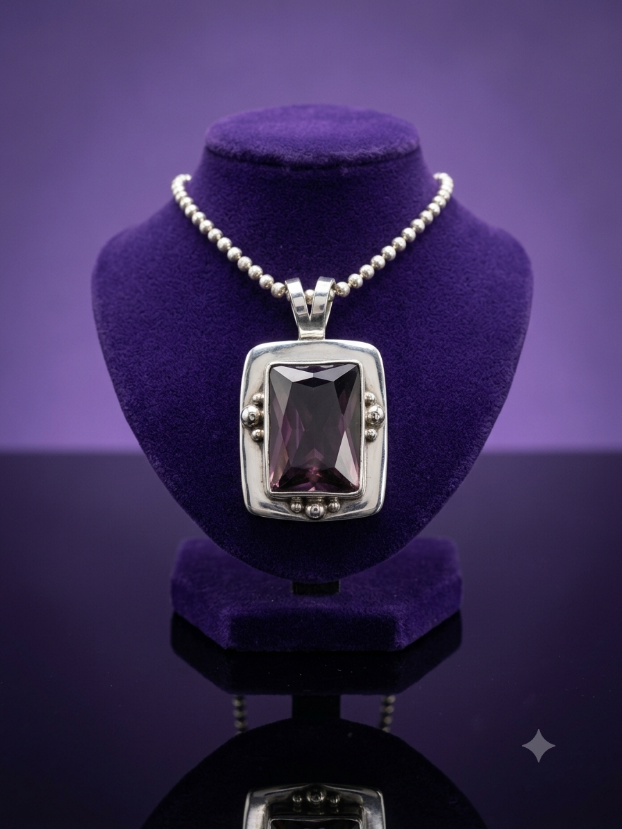 Purple Passion - Purple Austrian Crystal Pendant