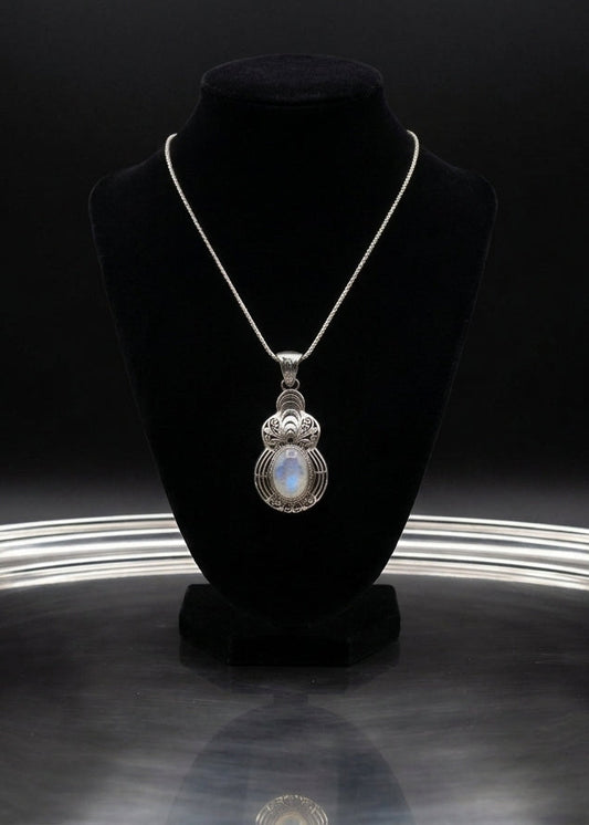 Modern Moonstone Pendant