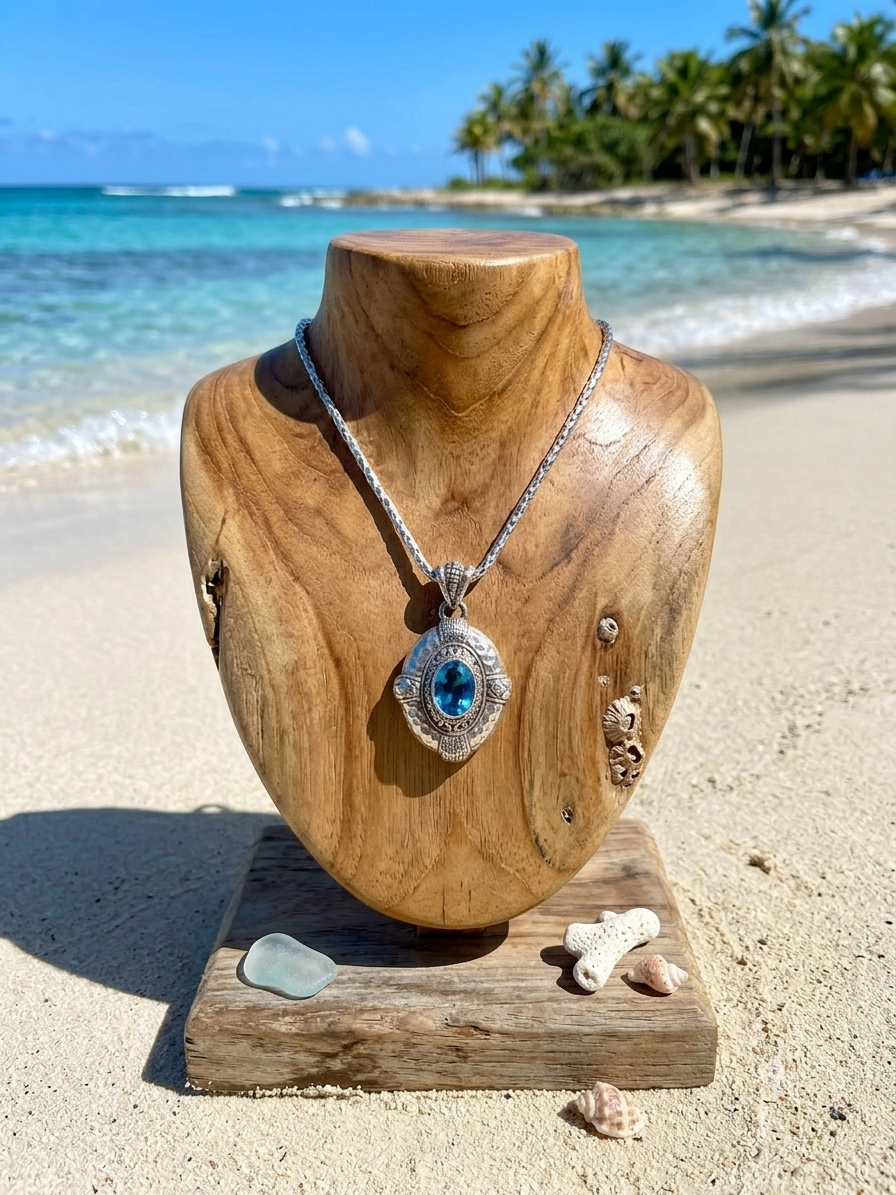 Caribbean Quartz Pendant
