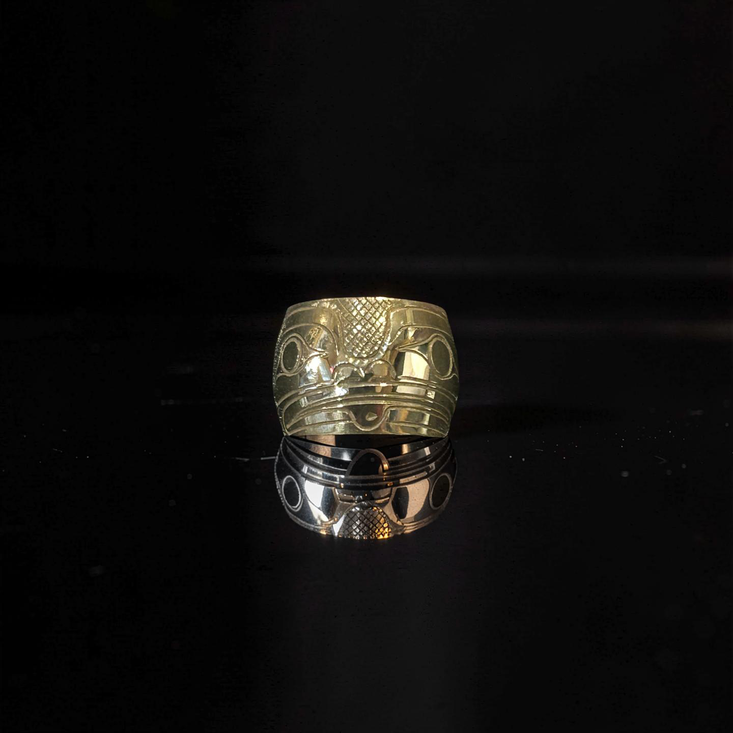 Medium Frog spirit bead