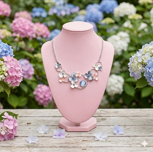 Hydrangea Necklace