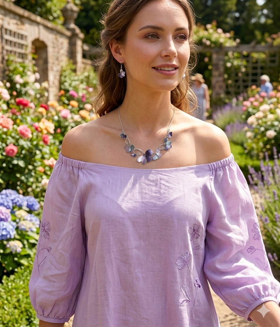 Purple Whimsy Necklace