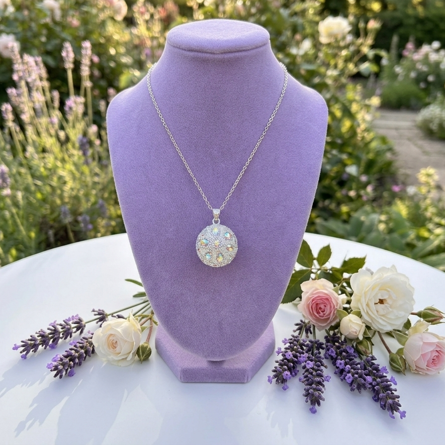 3D Harmony Ball Pendant - White