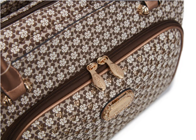 Brangio Floral Pattern Travel Handbag