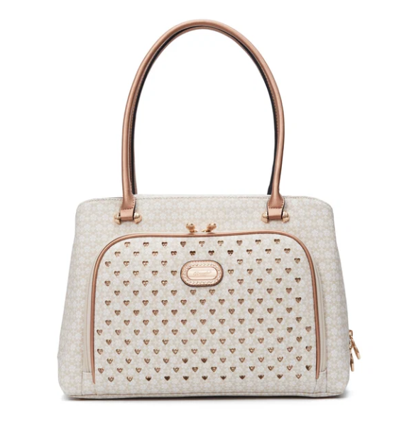 Brangio Floral Pattern Travel Handbag