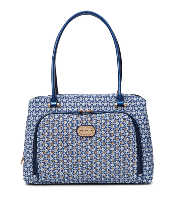 Brangio Floral Pattern Travel Handbag