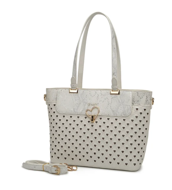 Brangio Heart Clasp Large Handbag
