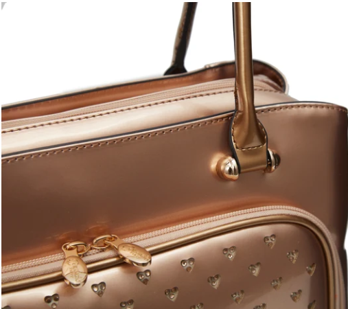 Brangio Patant Leather Travel Handbag