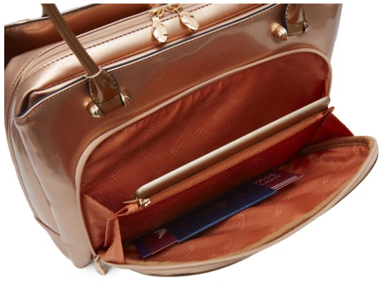 Brangio Patant Leather Travel Handbag