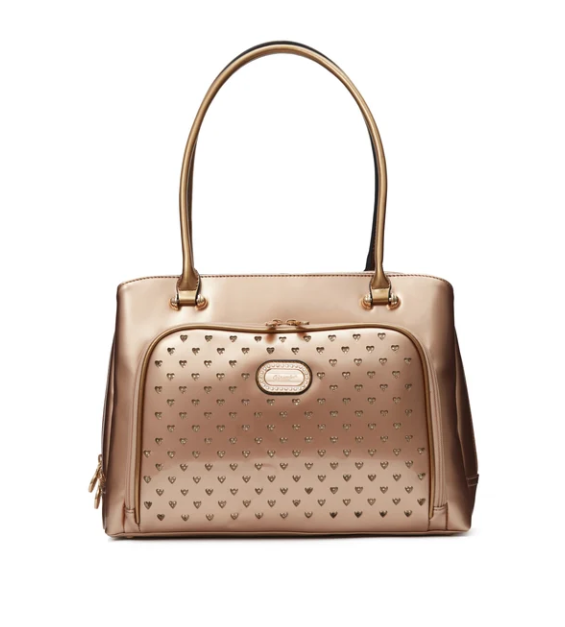 Brangio Patant Leather Travel Handbag