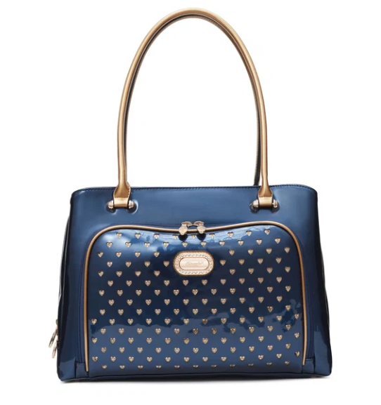 Brangio Patant Leather Travel Handbag