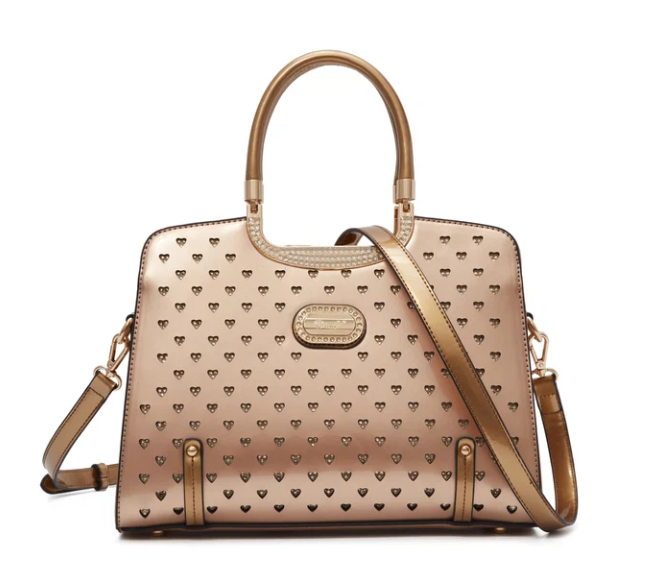 Brangio Patant Leather Handbag