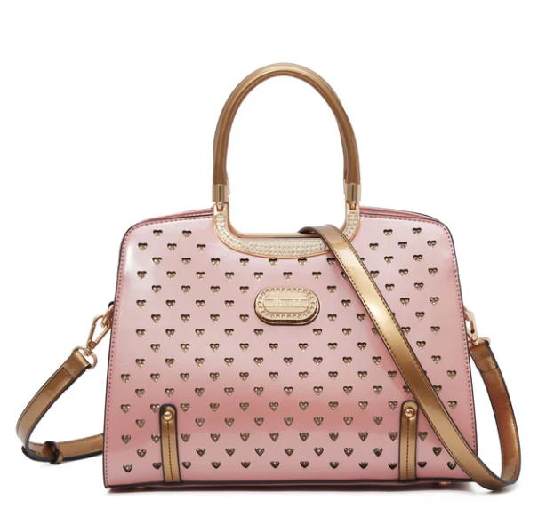 Brangio Patant Leather Handbag