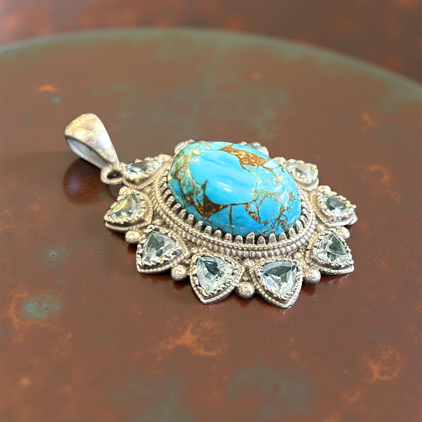Turquoise Sterling Silver Pendant