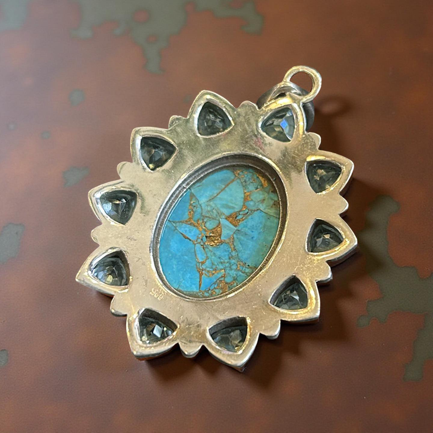 Turquoise Sterling Silver Pendant